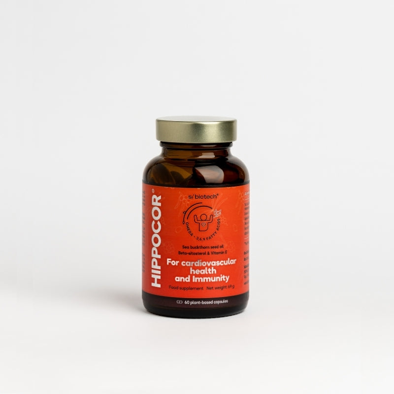 papildas HIPPOCOR® Omega-3-6-9 iš šaltalankių sėklų aliejaus