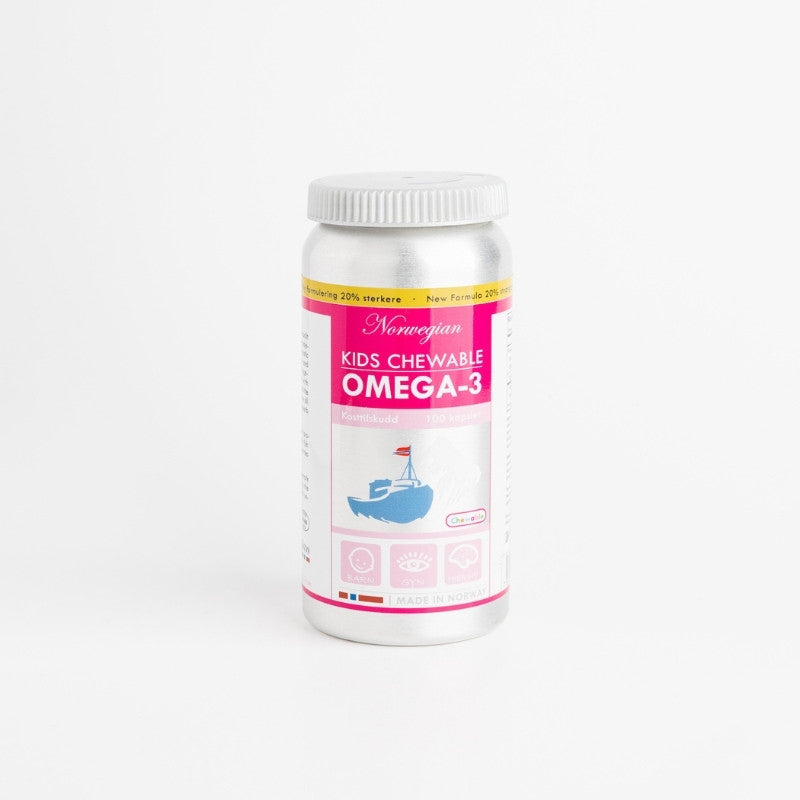 žuvų taukai vaikams Norwegian Pharma Kids Chewable Omega-3