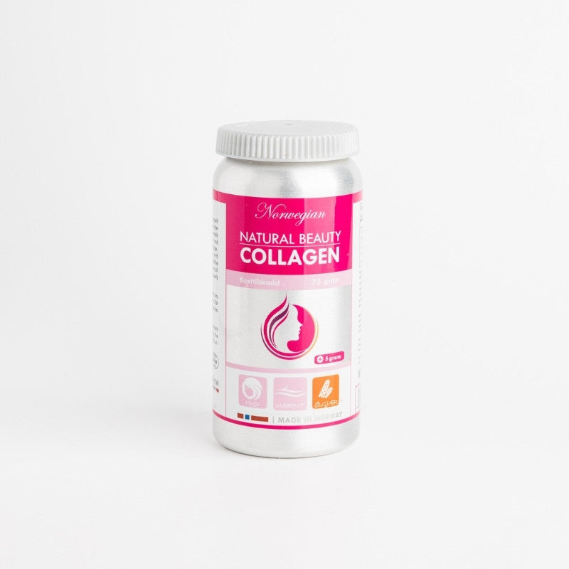 jūrinis hidrolizuotas kolagenas Norwegian Pharma Natural Beauty Collagen