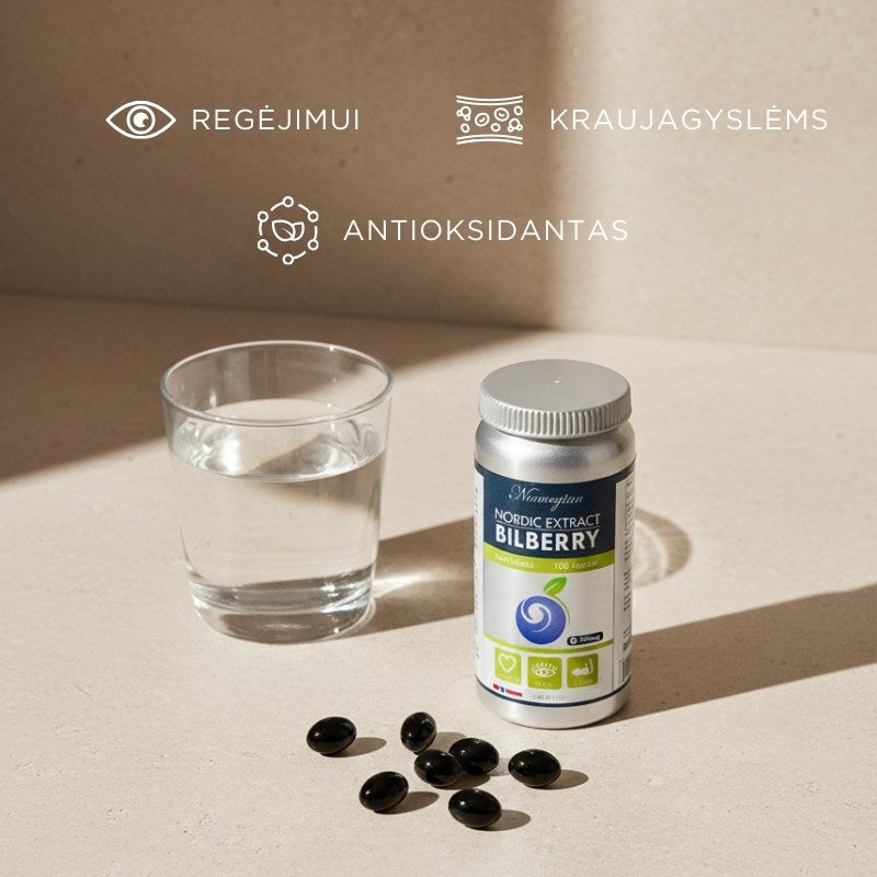 Mėlynių ekstraktas NORDIC EXTRACT BILBERRY