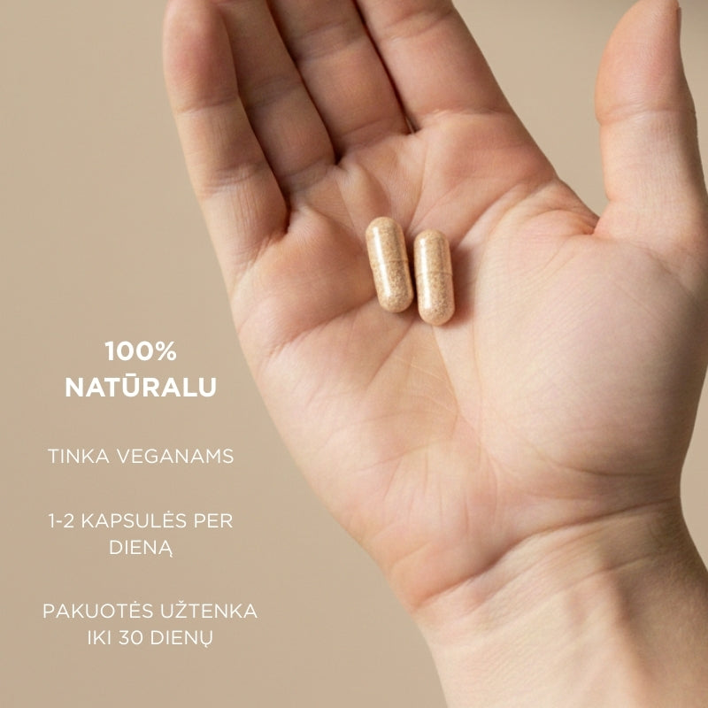 Maisto papildas su šafranu ir probiotikais Positive Mood