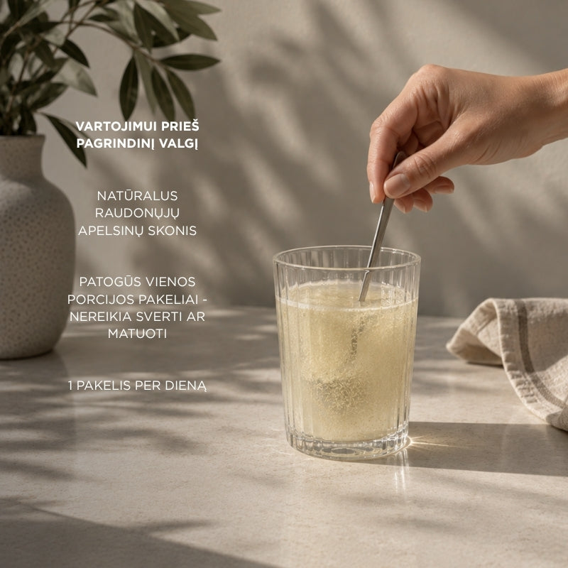 skaidulų kompleksas sotumo jausmui ir svorio kontrolei OXANTIN® MED Assorbikal Fibre