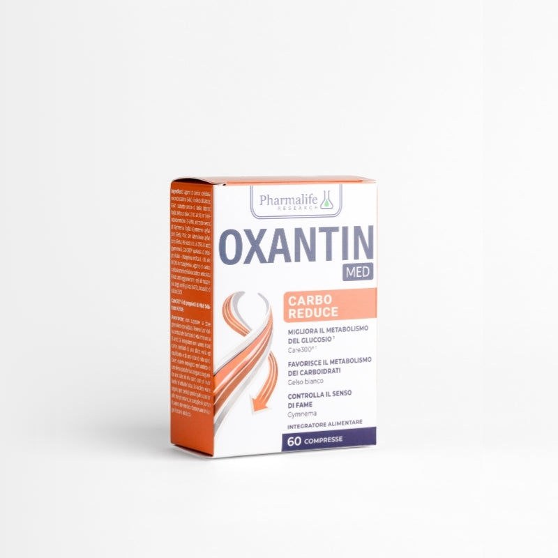 Maisto papildas apetito kontrolei, gliukozes apykaitai, angliavandeniu apykaitai, lieknejimui OXANTIN® MED Carbo Reduce 