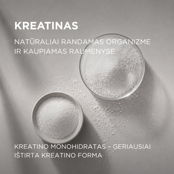 Kreatino monohidratas – apelsinų skonio