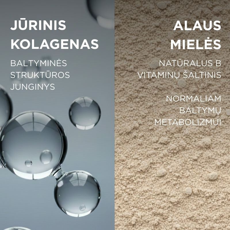 Jūrinis kolagenas su alaus mielėmis NATURAL BEAUTY COLLAGEN