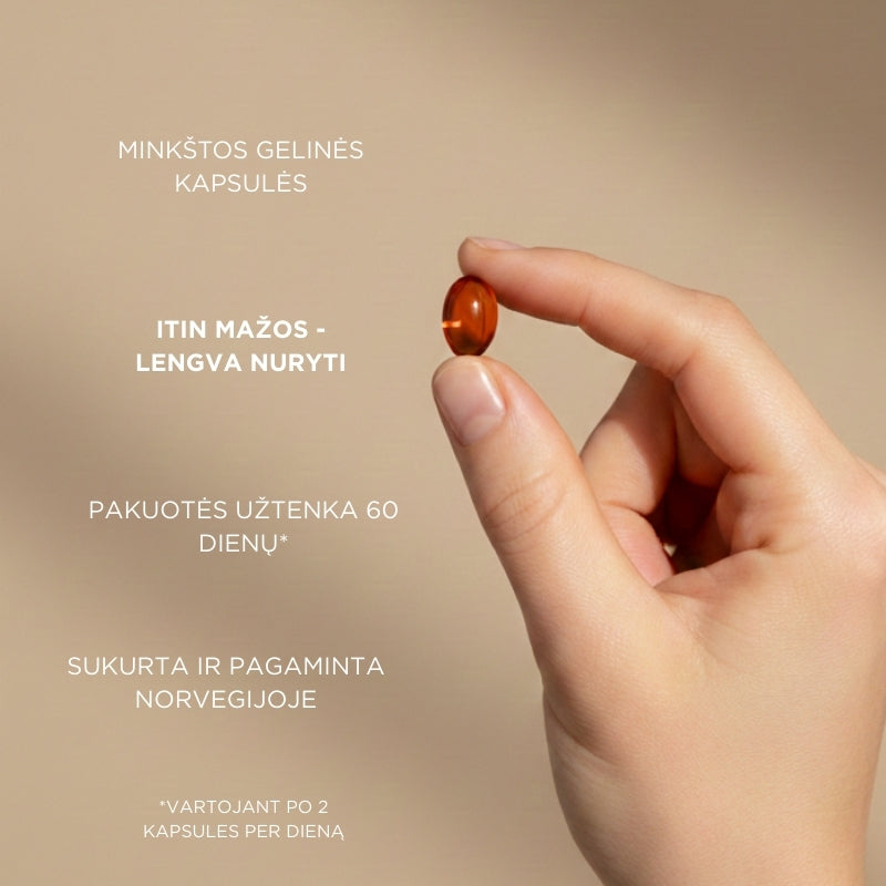 Krilių aliejus PURE KRILL OIL OMEGA-3