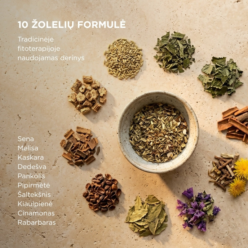 Maisto papildas žarnynui Le dieci erbe® flor