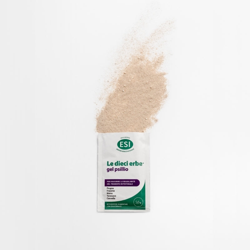 Maisto papildas su psyllium skaidulomis žarnynui ir virškinimui Le dieci erbe® gel psillio