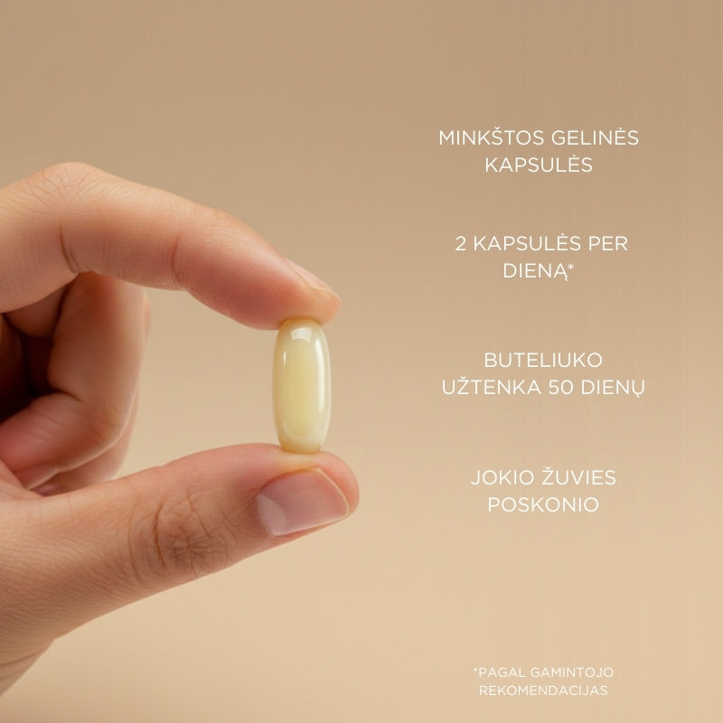 Žuvų taukai su fitosteroliais CARDIO HEART OMEGA-3